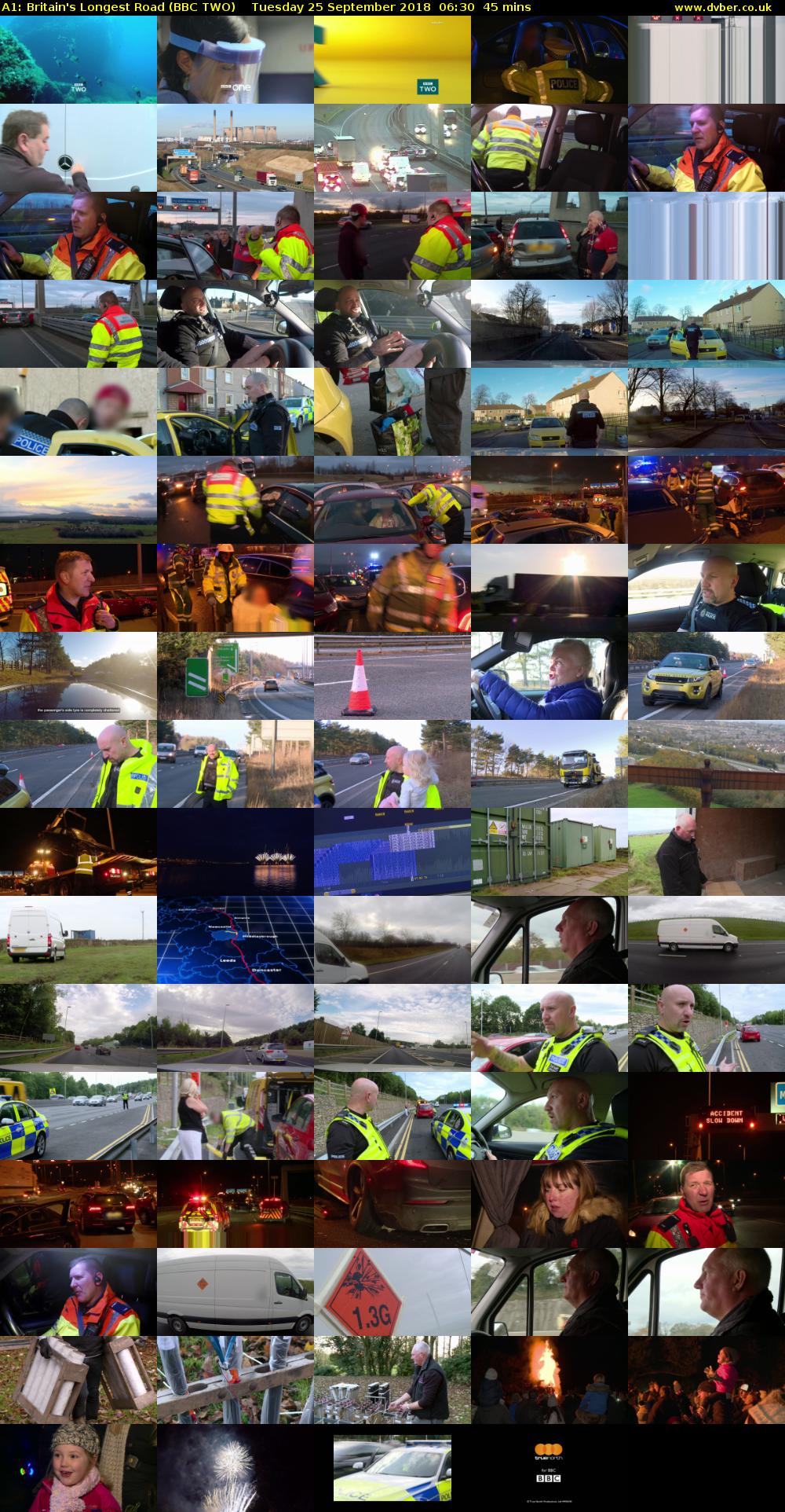 A1: Britain's Longest Road (BBC TWO) Tuesday 25 September 2018 06:30 - 07:15