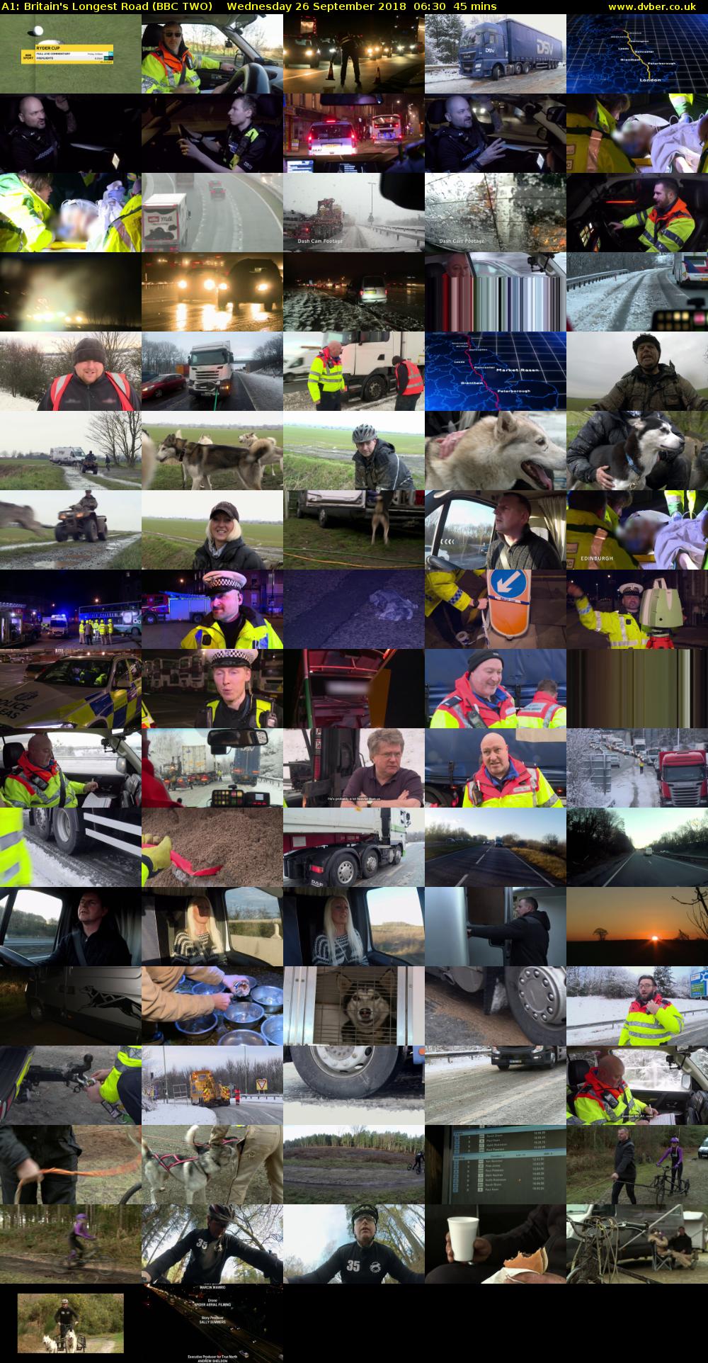 A1: Britain's Longest Road (BBC TWO) Wednesday 26 September 2018 06:30 - 07:15
