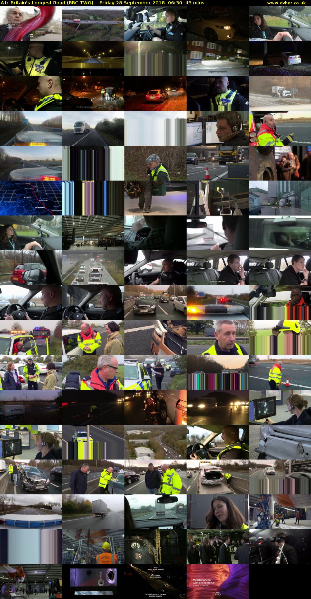 A1: Britain's Longest Road (BBC TWO) Friday 28 September 2018 06:30 - 07:15