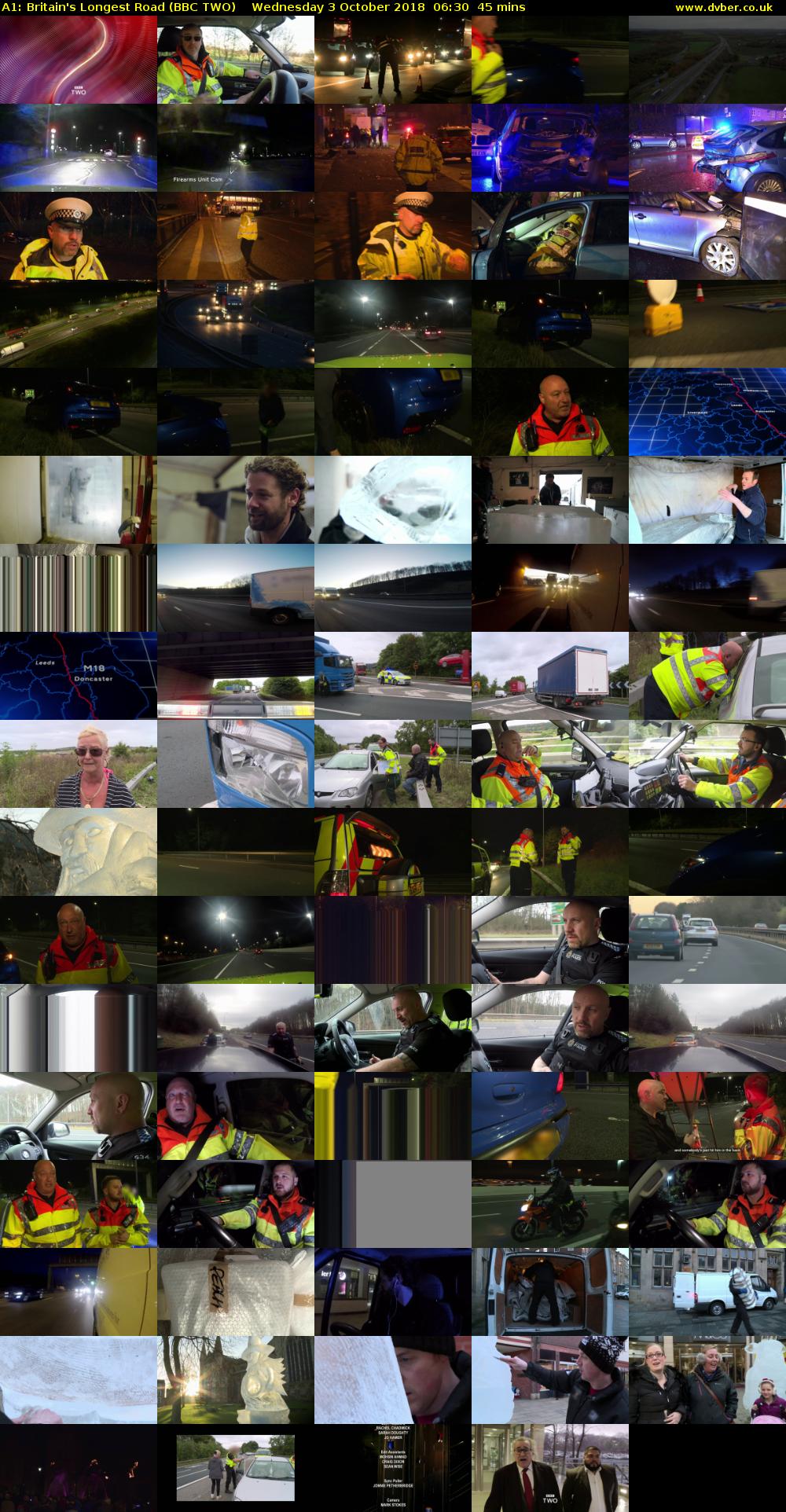 A1: Britain's Longest Road (BBC TWO) Wednesday 3 October 2018 06:30 - 07:15