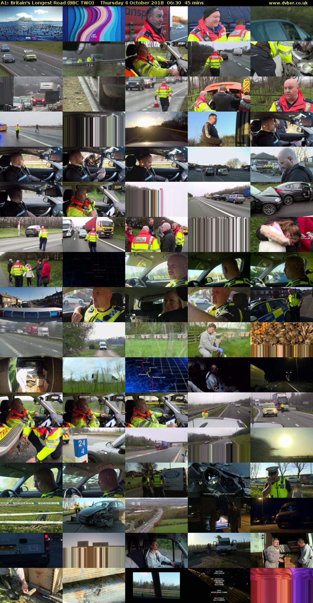 A1: Britain's Longest Road (BBC TWO) Thursday 4 October 2018 06:30 - 07:15