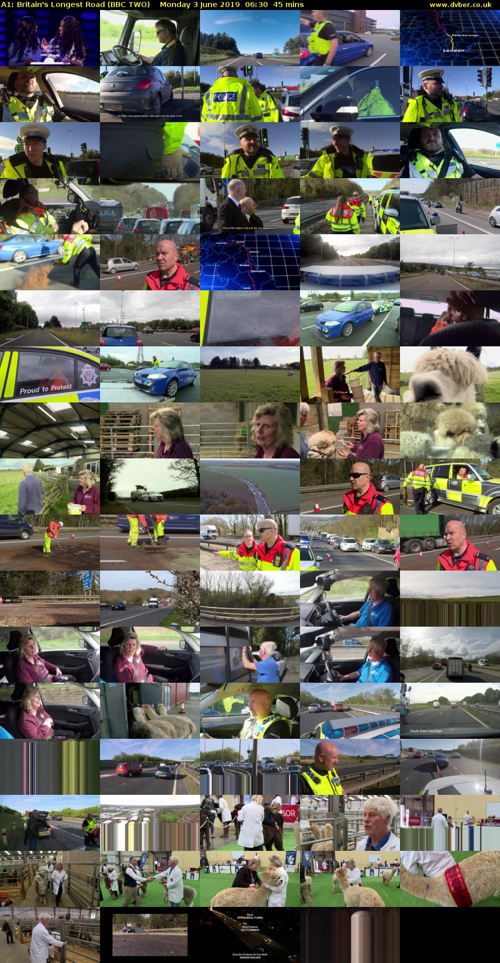 A1: Britain's Longest Road (BBC TWO) Monday 3 June 2019 06:30 - 07:15