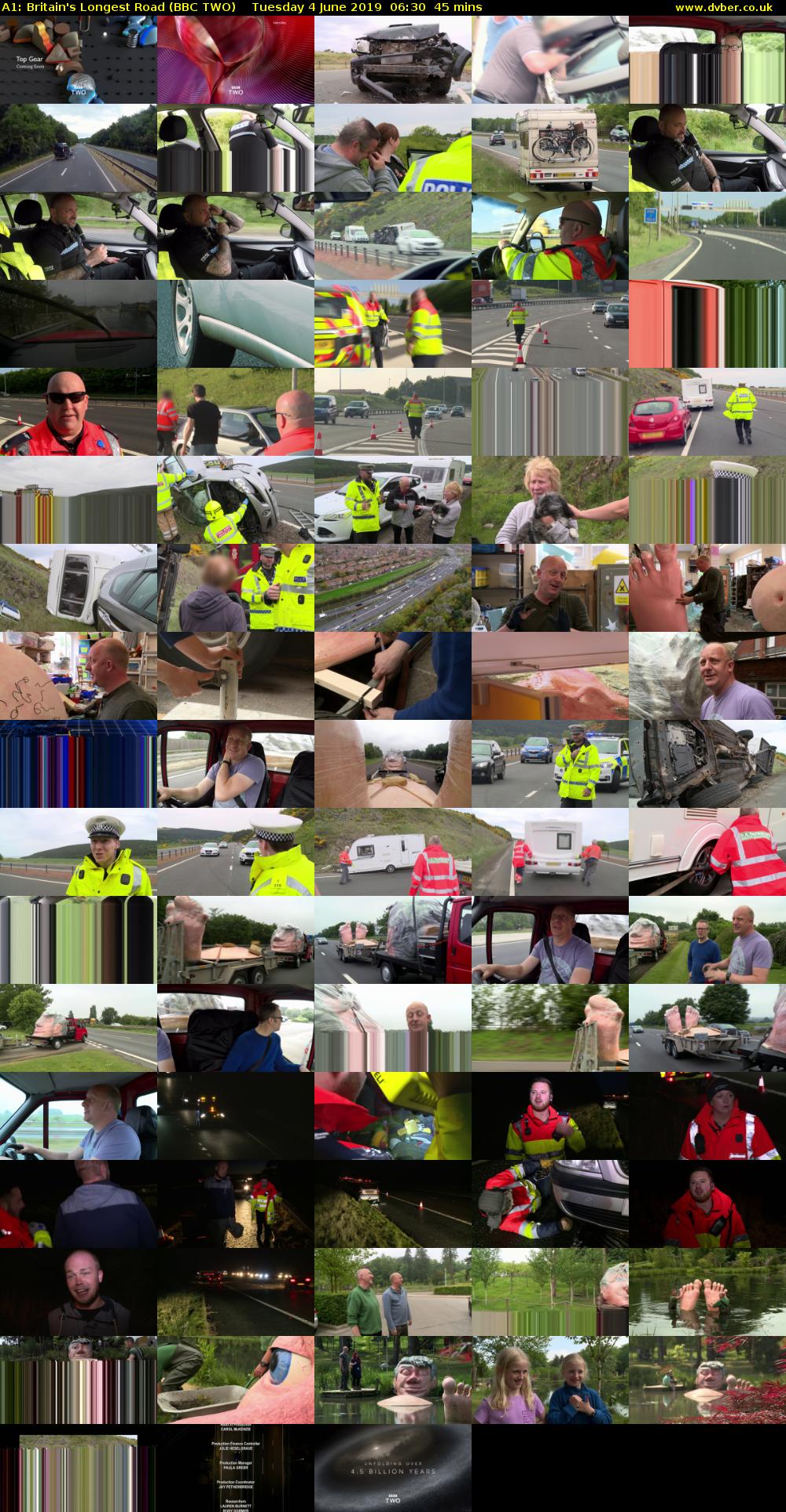 A1: Britain's Longest Road (BBC TWO) Tuesday 4 June 2019 06:30 - 07:15