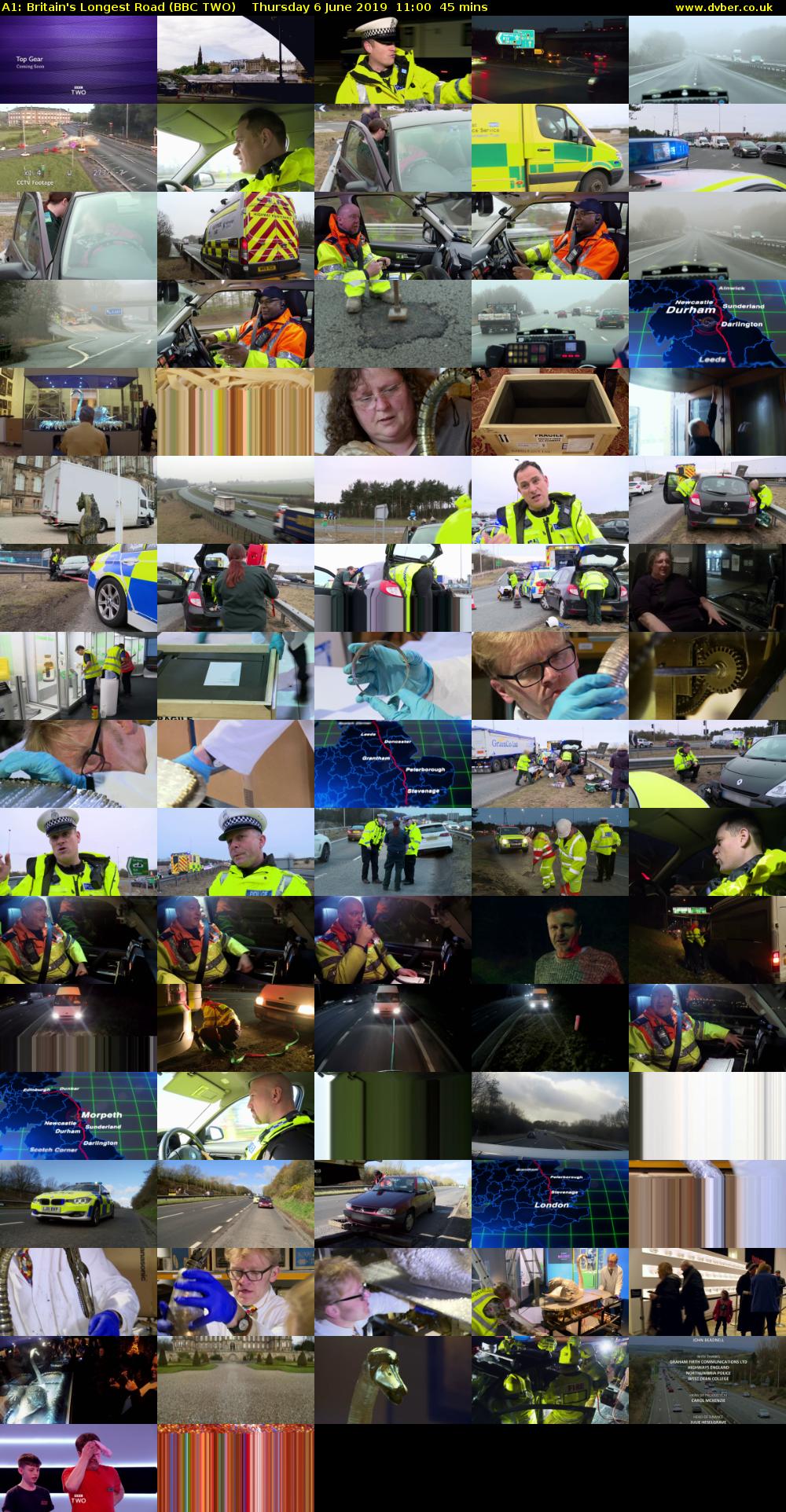 A1: Britain's Longest Road (BBC TWO) Thursday 6 June 2019 11:00 - 11:45
