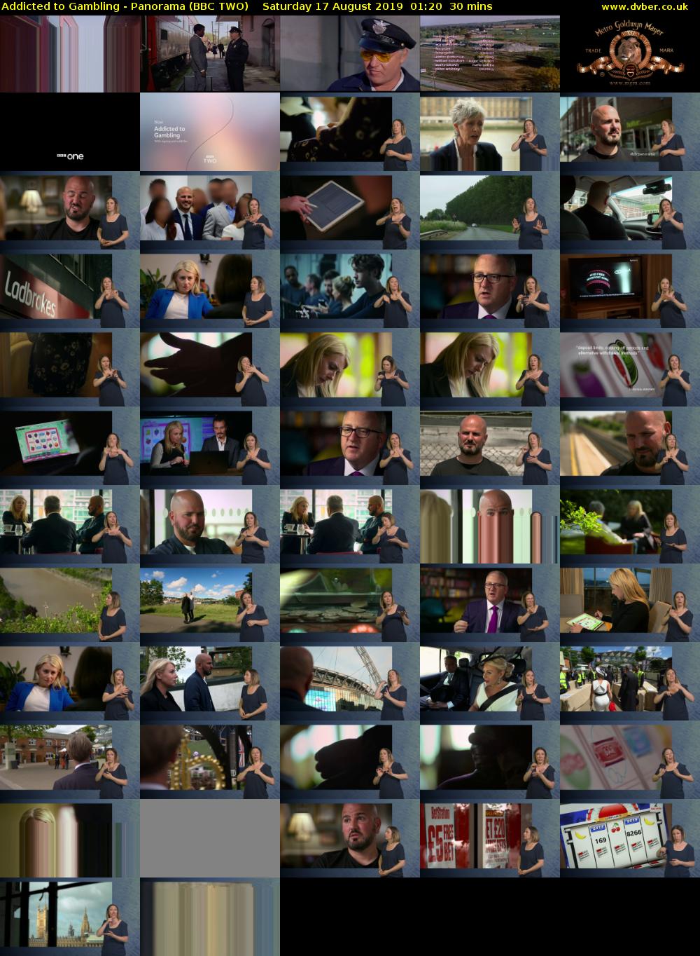 Addicted to Gambling - Panorama (BBC TWO) Saturday 17 August 2019 01:20 - 01:50