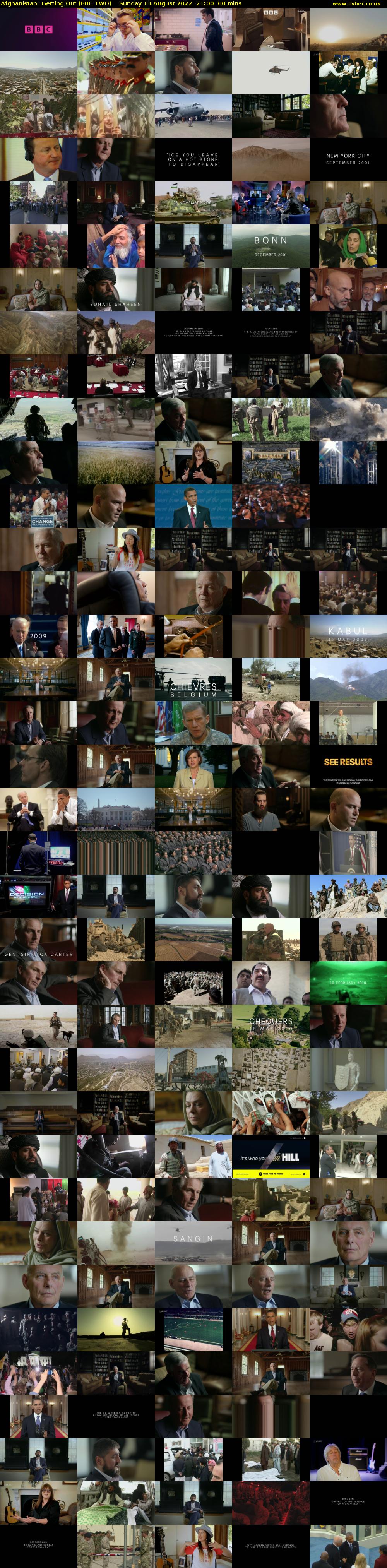 Afghanistan: Getting Out (BBC TWO) Sunday 14 August 2022 21:00 - 22:00