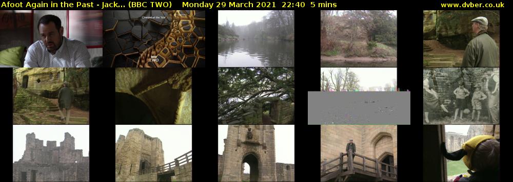 Afoot Again in the Past - Jack... (BBC TWO) Monday 29 March 2021 22:40 - 22:45