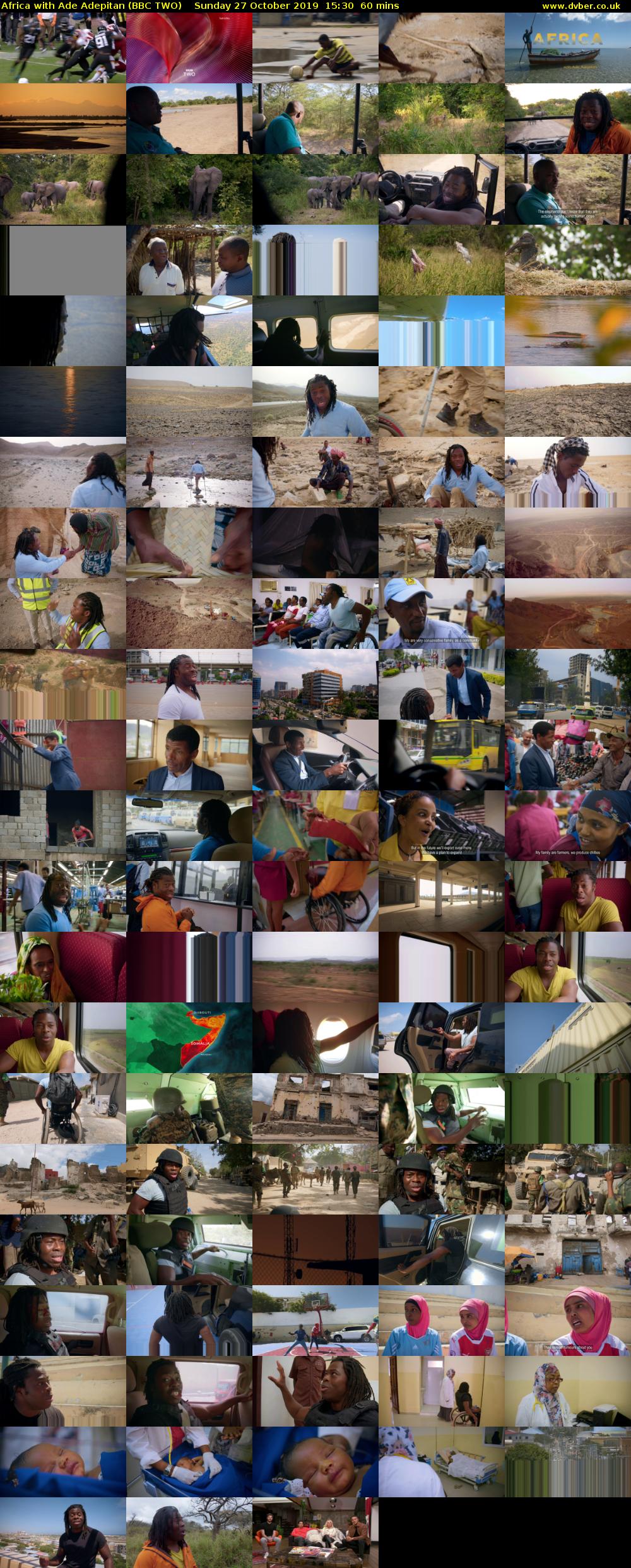 Africa with Ade Adepitan (BBC TWO) Sunday 27 October 2019 15:30 - 16:30