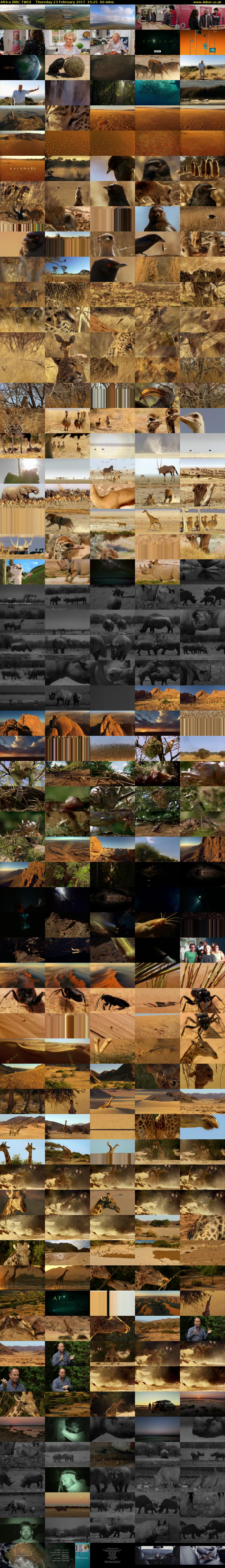 Africa (BBC TWO) Thursday 23 February 2017 15:25 - 16:25
