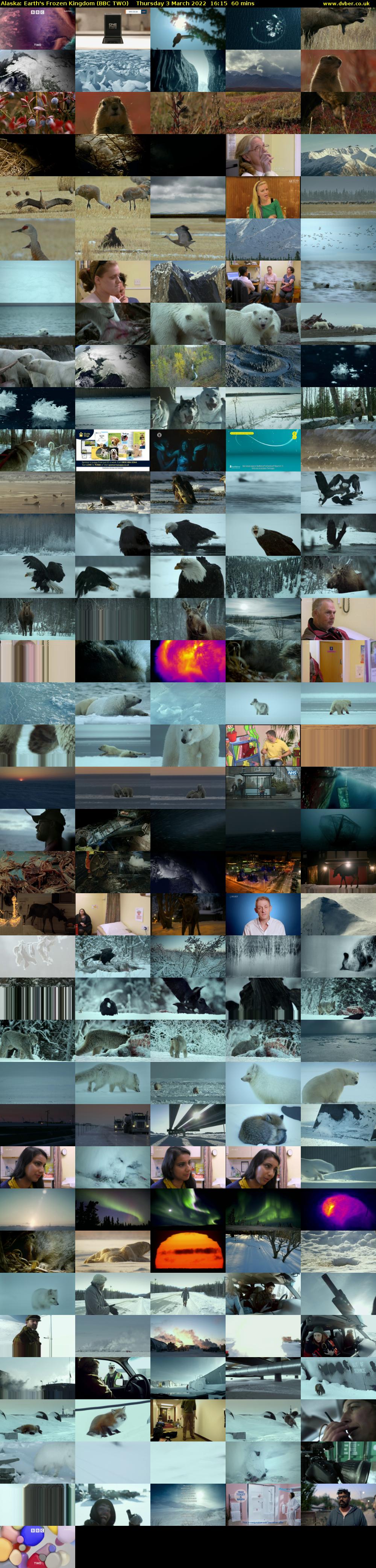 Alaska: Earth's Frozen Kingdom (BBC TWO) Thursday 3 March 2022 16:15 - 17:15
