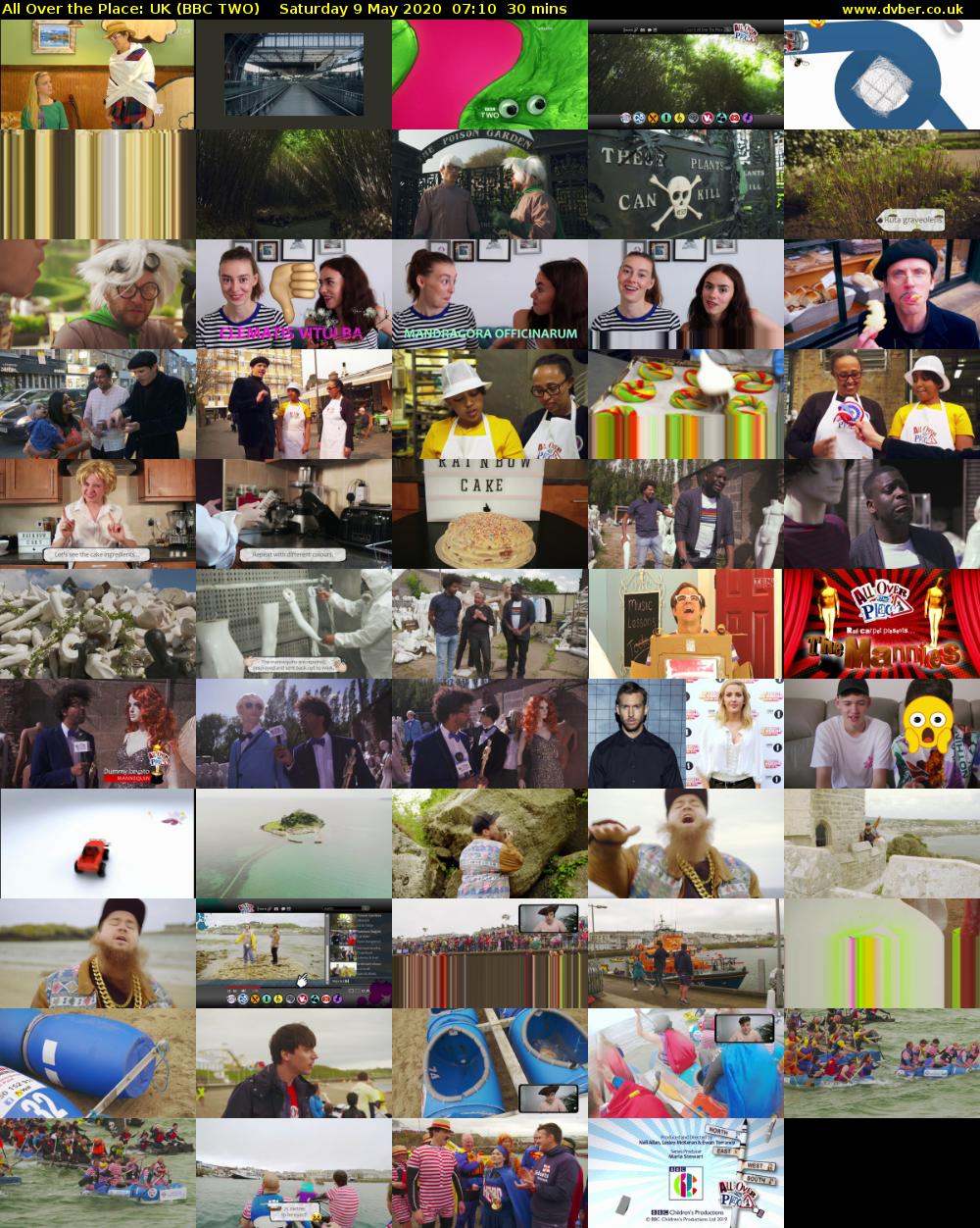All Over the Place: UK (BBC TWO) Saturday 9 May 2020 07:10 - 07:40
