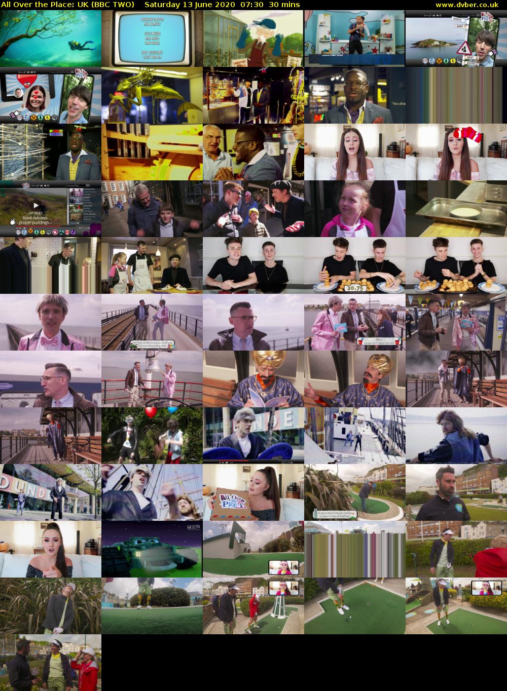 All Over the Place: UK (BBC TWO) Saturday 13 June 2020 07:30 - 08:00