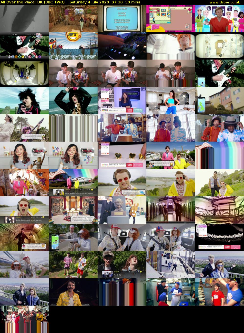 All Over the Place: UK (BBC TWO) Saturday 4 July 2020 07:30 - 08:00