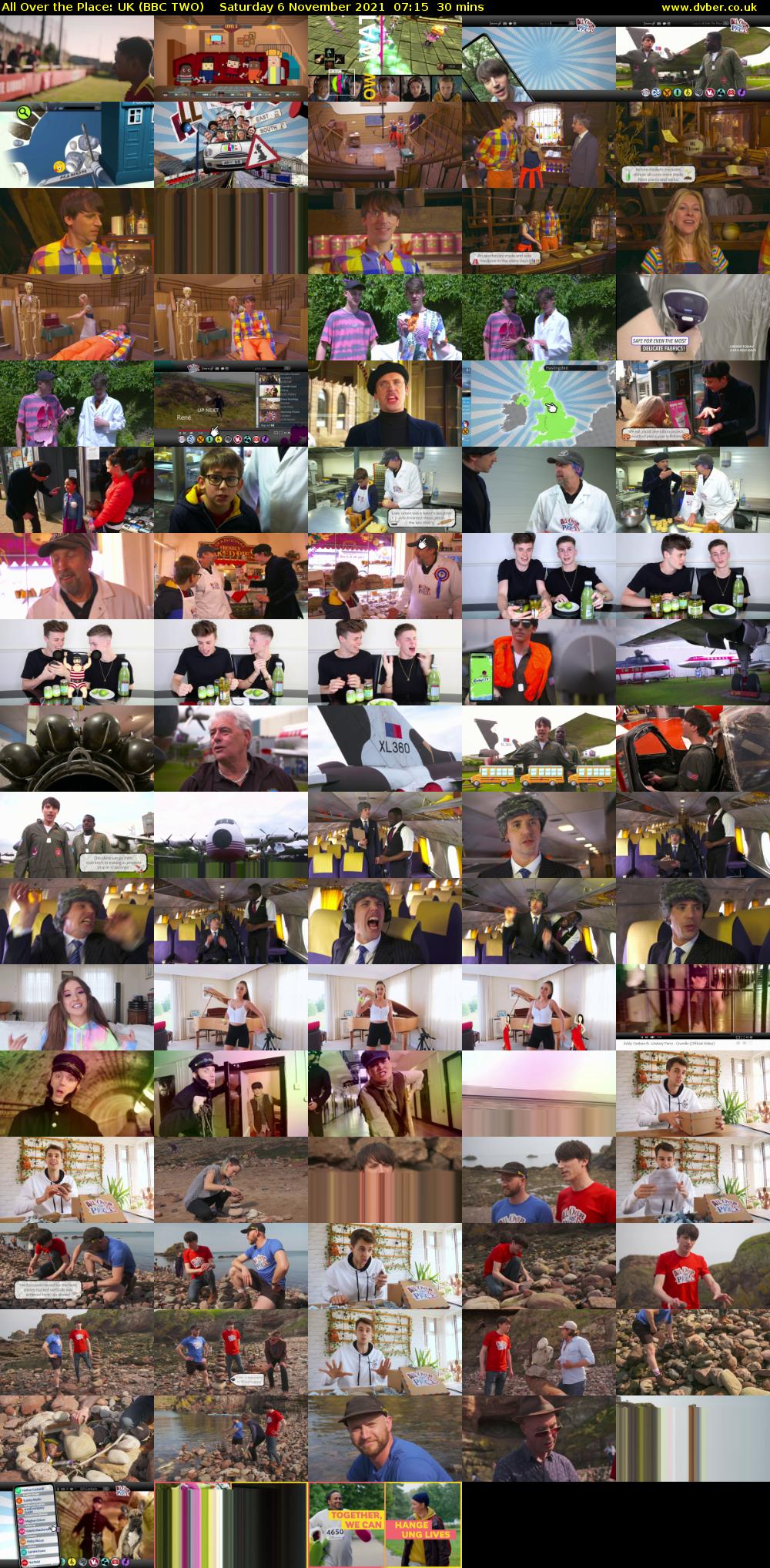 All Over the Place: UK (BBC TWO) Saturday 6 November 2021 07:15 - 07:45