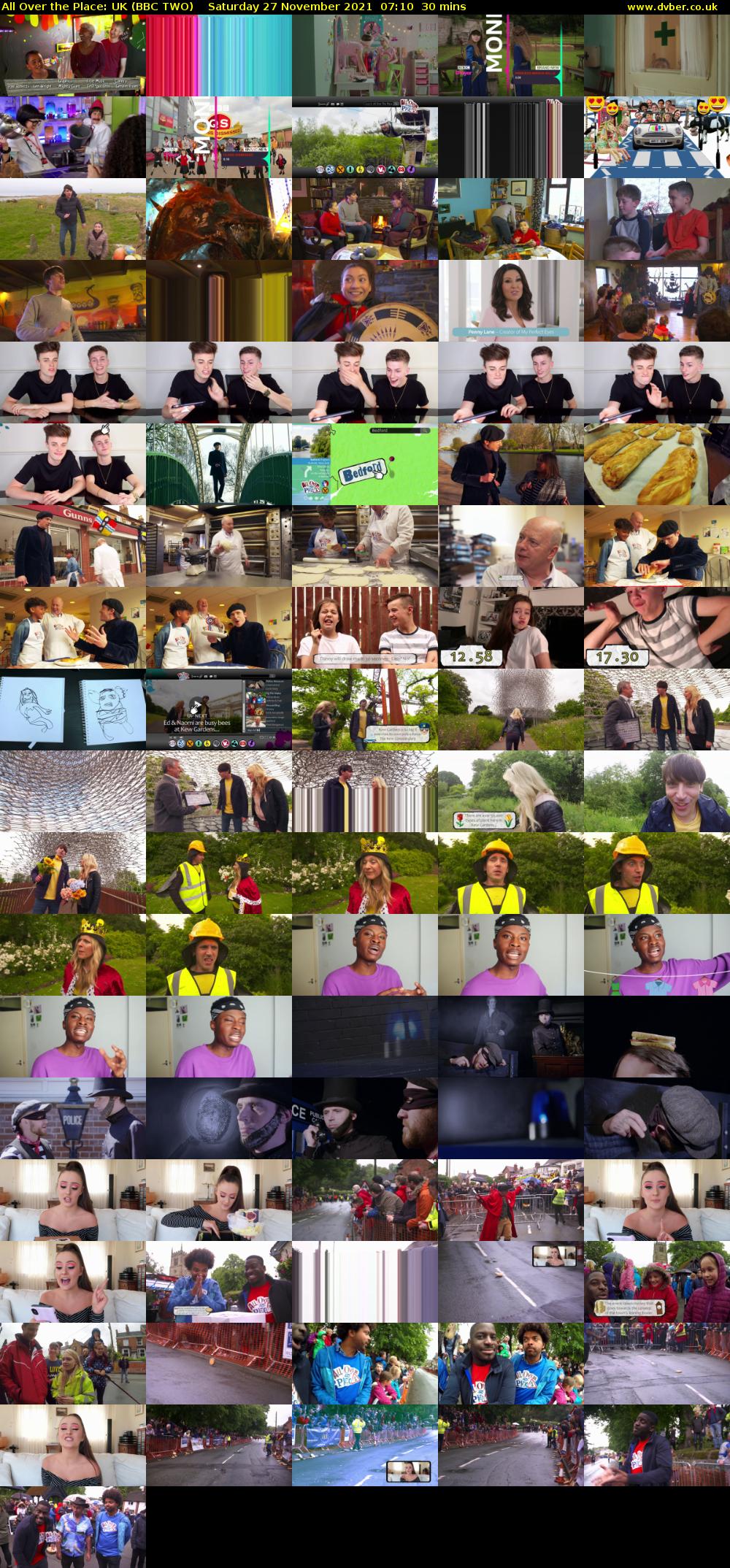 All Over the Place: UK (BBC TWO) Saturday 27 November 2021 07:10 - 07:40