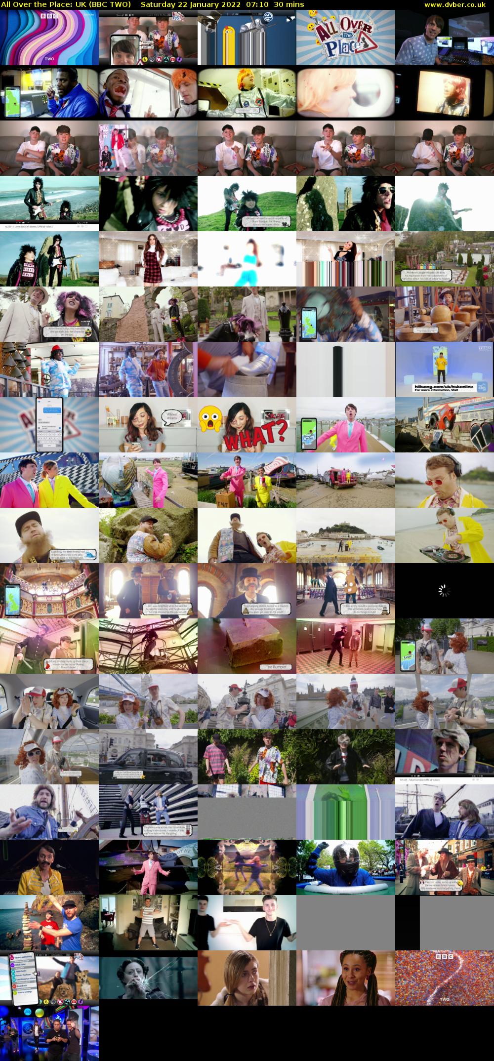 All Over the Place: UK (BBC TWO) Saturday 22 January 2022 07:10 - 07:40