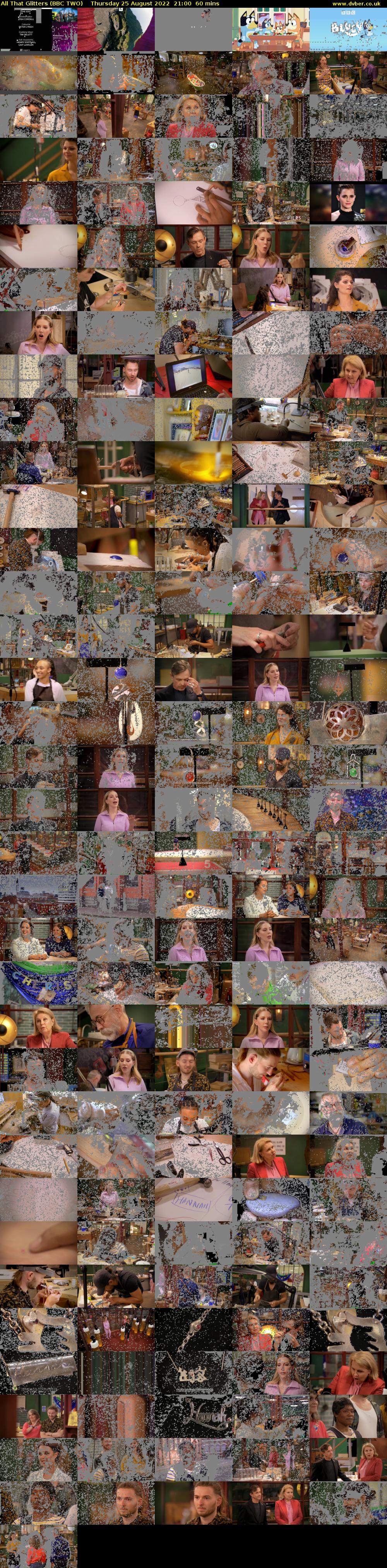 All That Glitters (BBC TWO) Thursday 25 August 2022 21:00 - 22:00