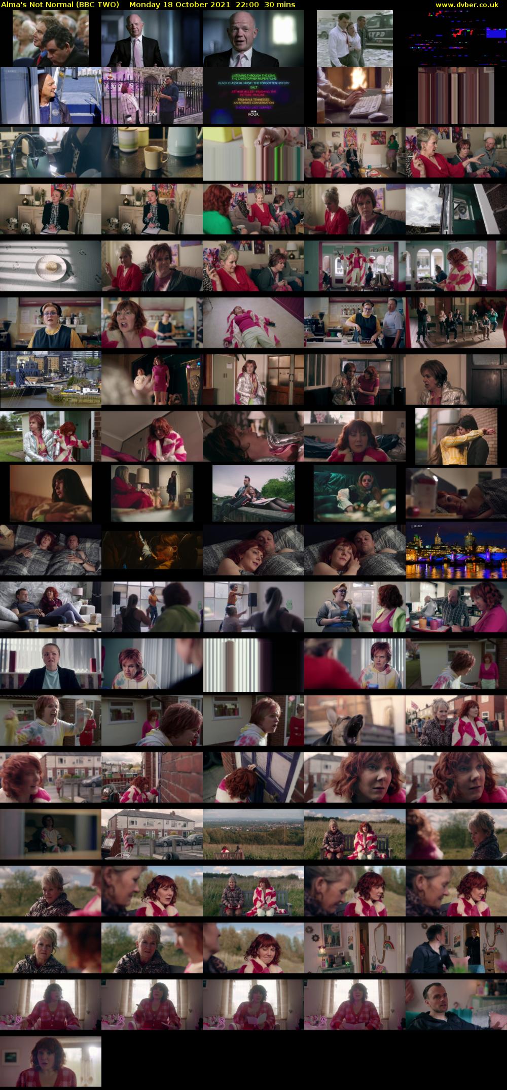 Alma's Not Normal (BBC TWO) Monday 18 October 2021 22:00 - 22:30