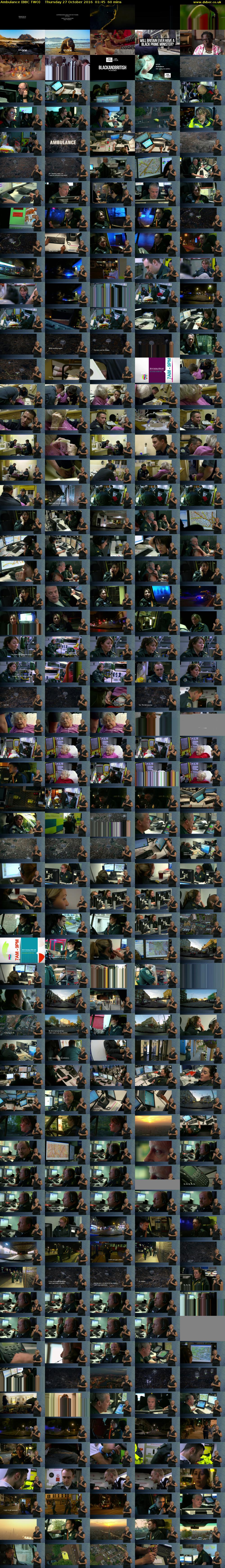 Ambulance (BBC TWO) Thursday 27 October 2016 01:45 - 02:45
