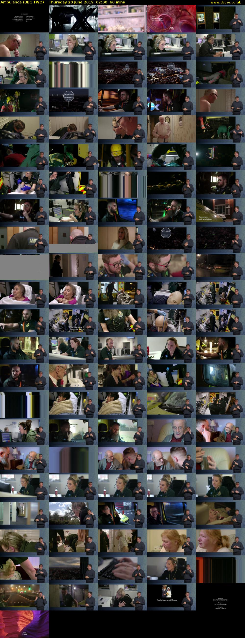 Ambulance (BBC TWO) Thursday 20 June 2019 02:00 - 03:00