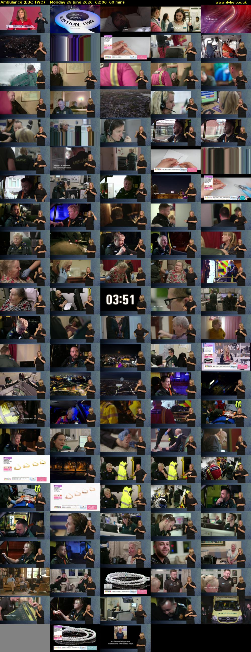Ambulance (BBC TWO) Monday 29 June 2020 02:00 - 03:00