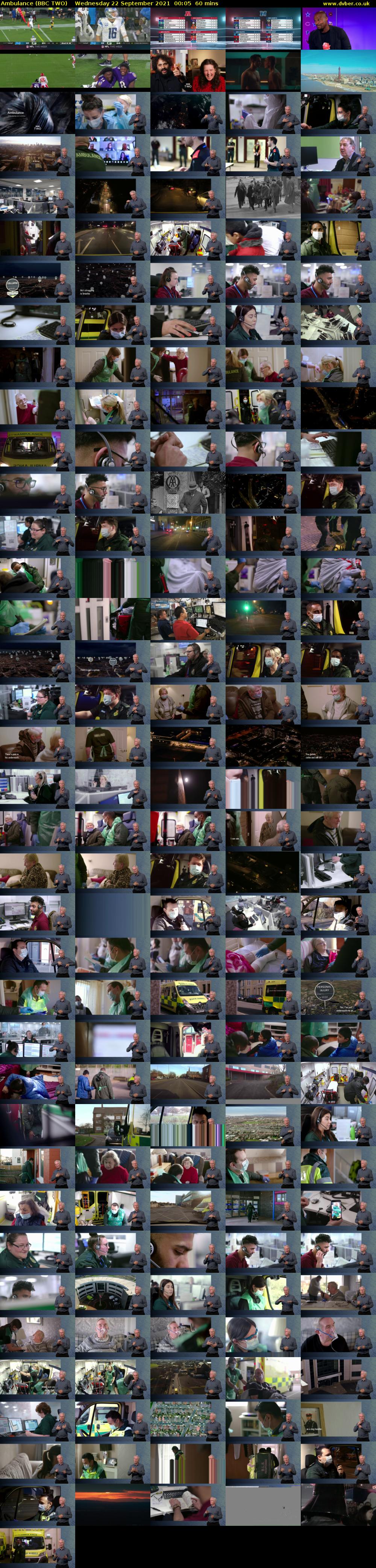 Ambulance (BBC TWO) Wednesday 22 September 2021 00:05 - 01:05