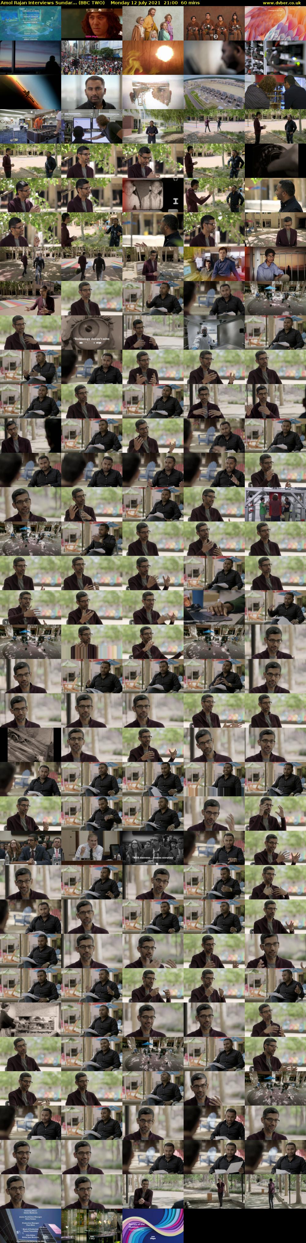 Amol Rajan Interviews Sundar... (BBC TWO) Monday 12 July 2021 21:00 - 22:00
