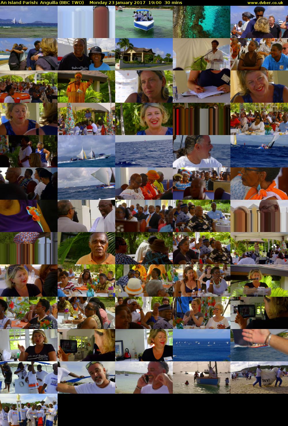 An Island Parish: Anguilla (BBC TWO) Monday 23 January 2017 19:00 - 19:30