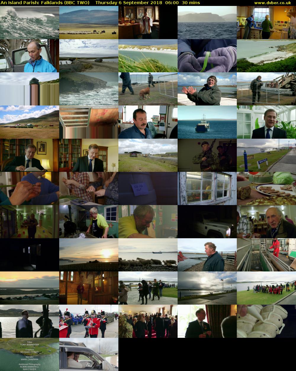 An Island Parish: Falklands (BBC TWO) Thursday 6 September 2018 06:00 - 06:30