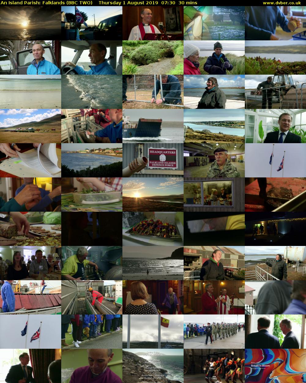 An Island Parish: Falklands (BBC TWO) Thursday 1 August 2019 07:30 - 08:00