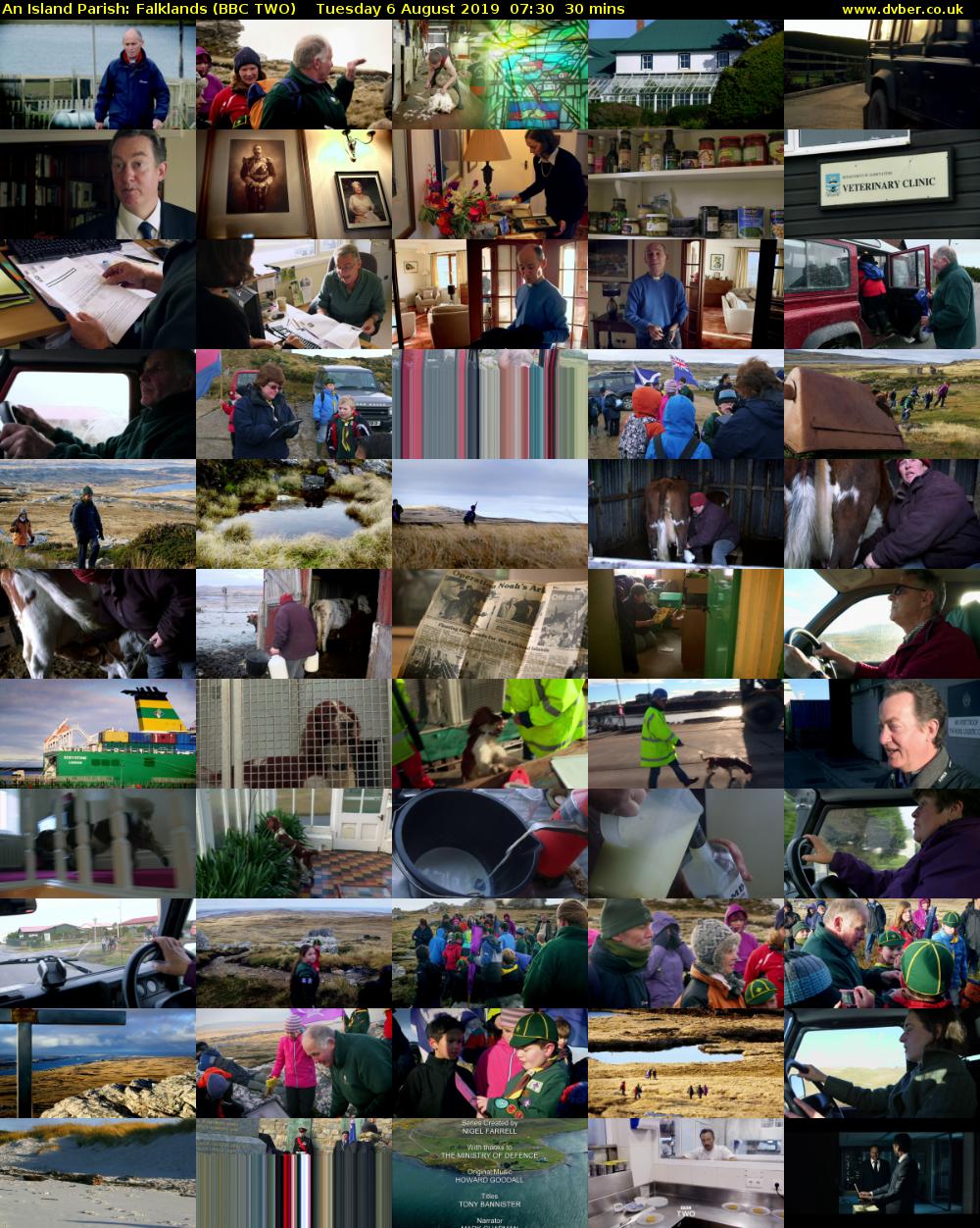 An Island Parish: Falklands (BBC TWO) Tuesday 6 August 2019 07:30 - 08:00