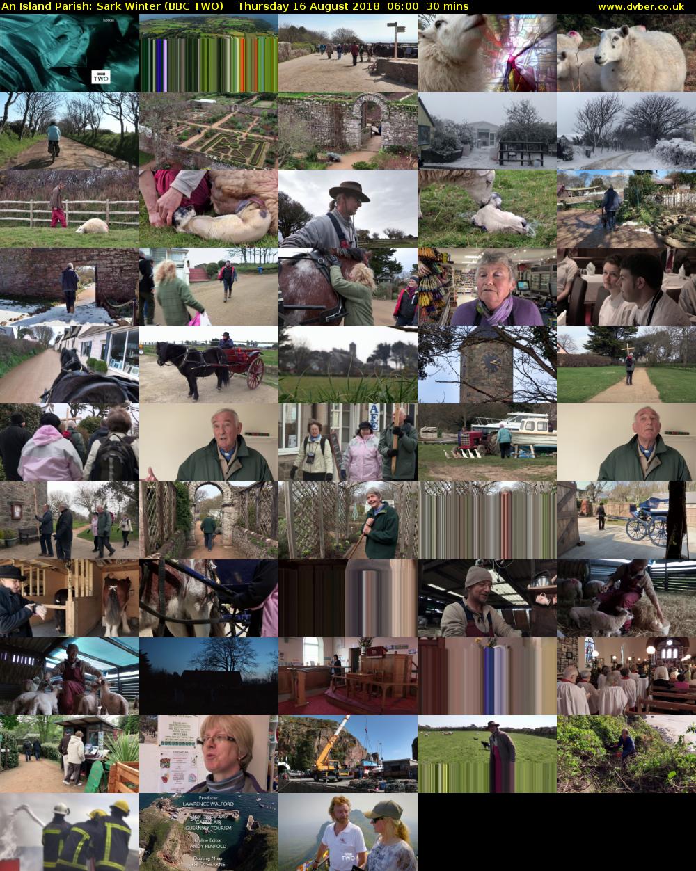An Island Parish: Sark Winter (BBC TWO) Thursday 16 August 2018 06:00 - 06:30
