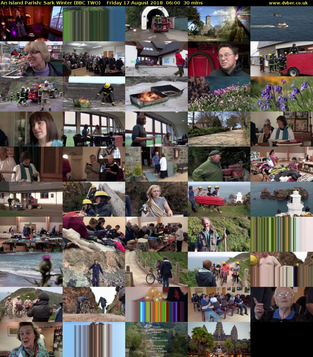 An Island Parish: Sark Winter (BBC TWO) Friday 17 August 2018 06:00 - 06:30