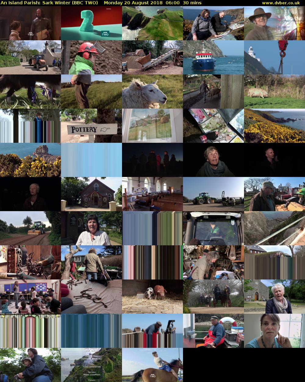 An Island Parish: Sark Winter (BBC TWO) Monday 20 August 2018 06:00 - 06:30
