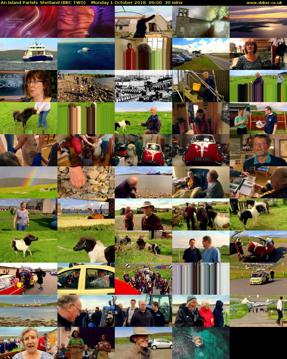 An Island Parish: Shetland (BBC TWO) Monday 1 October 2018 06:00 - 06:30