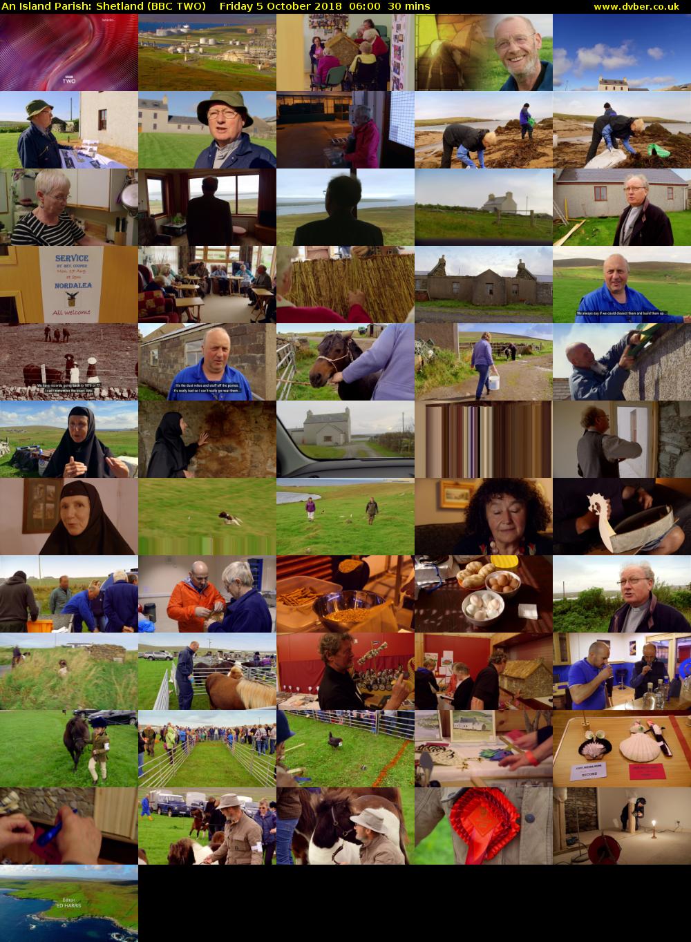 An Island Parish: Shetland (BBC TWO) Friday 5 October 2018 06:00 - 06:30