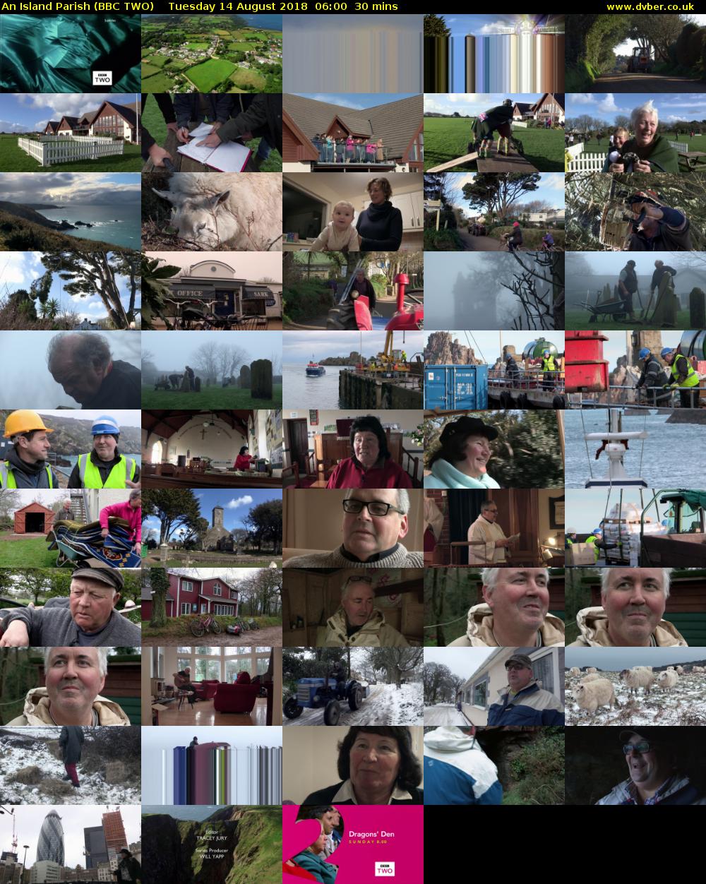 An Island Parish (BBC TWO) Tuesday 14 August 2018 06:00 - 06:30