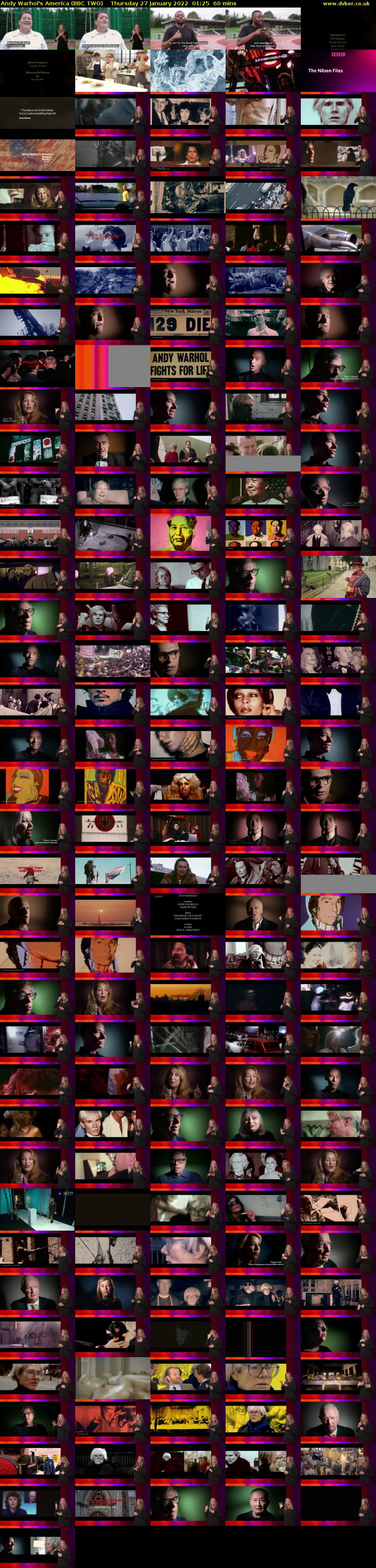 Andy Warhol's America (BBC TWO) Thursday 27 January 2022 01:25 - 02:25