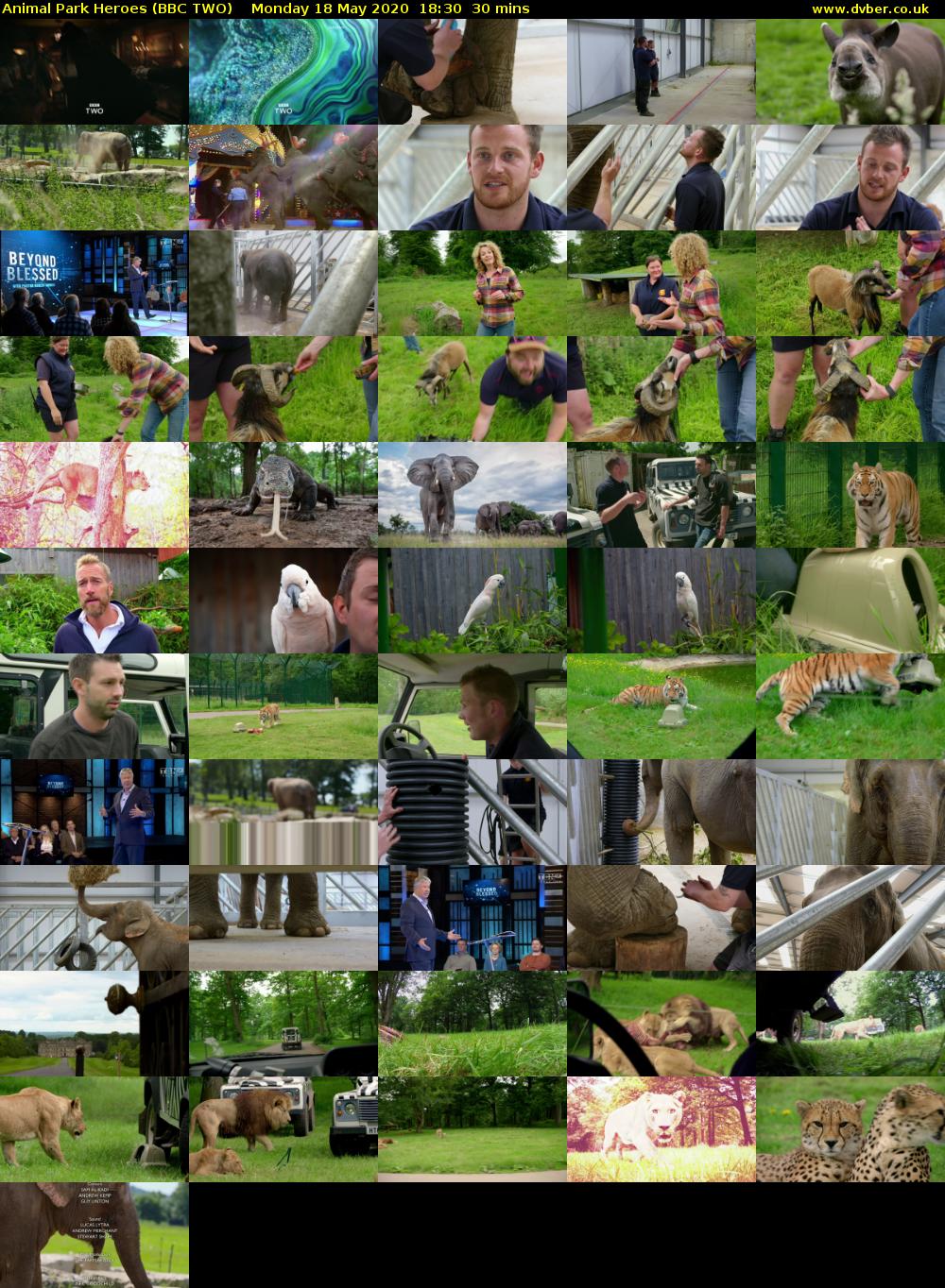 Animal Park Heroes (BBC TWO) Monday 18 May 2020 18:30 - 19:00