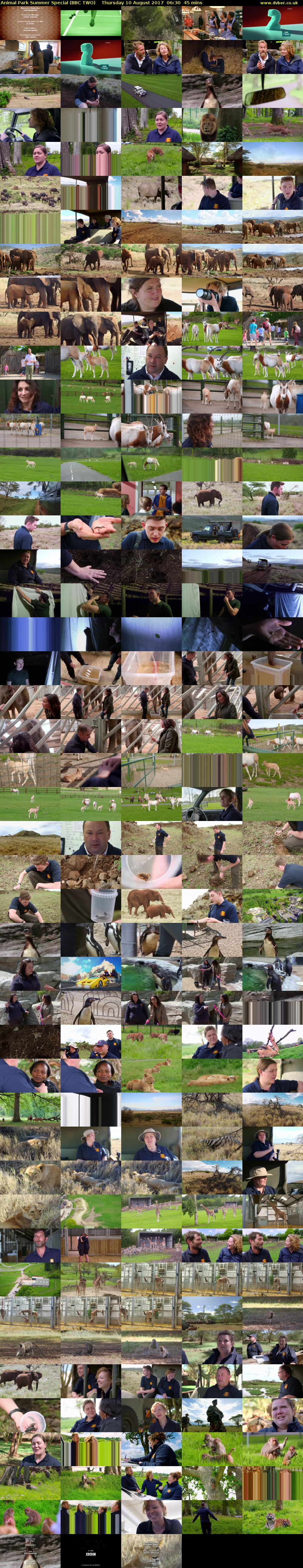 Animal Park Summer Special (BBC TWO) Thursday 10 August 2017 06:30 - 07:15