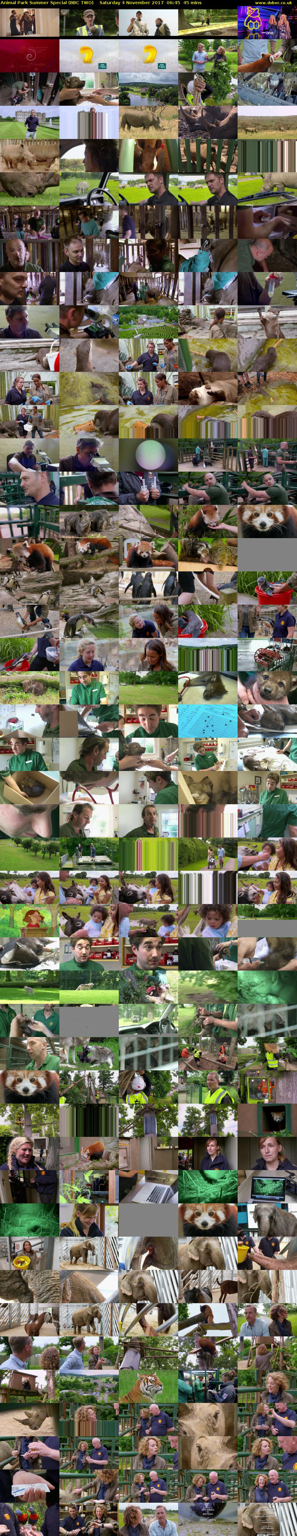 Animal Park Summer Special (BBC TWO) Saturday 4 November 2017 06:45 - 07:30