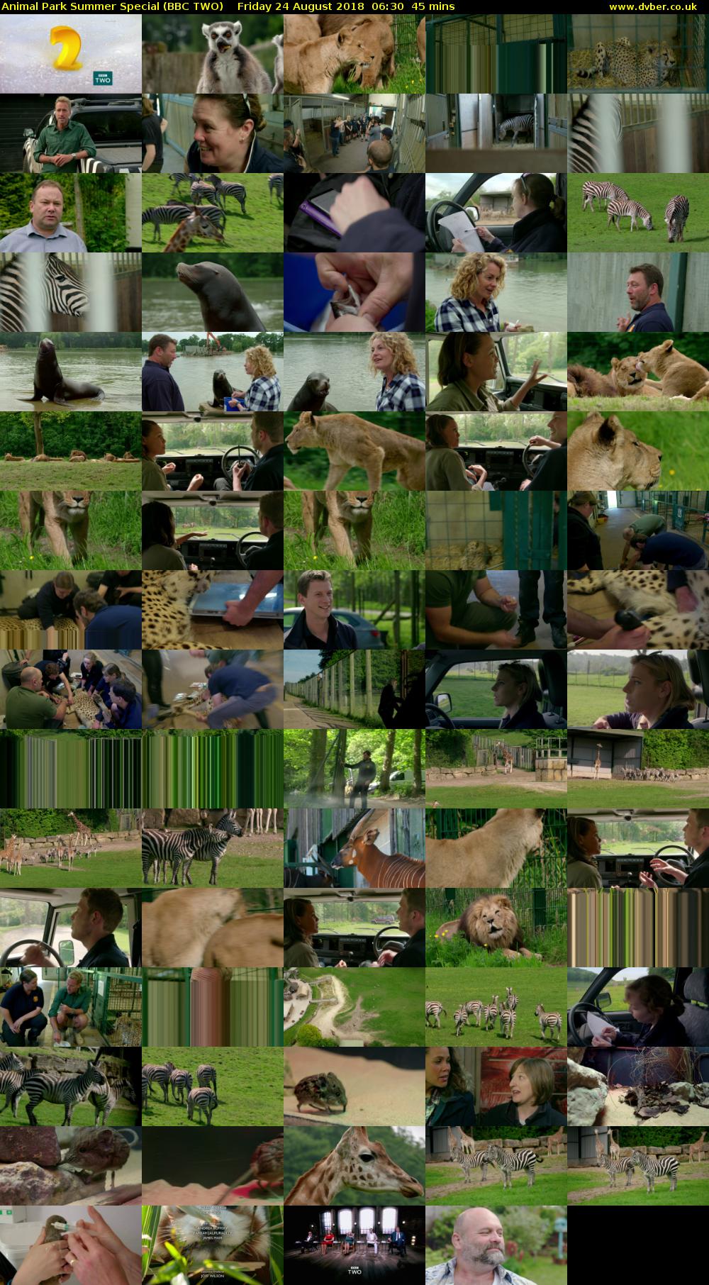Animal Park Summer Special (BBC TWO) Friday 24 August 2018 06:30 - 07:15