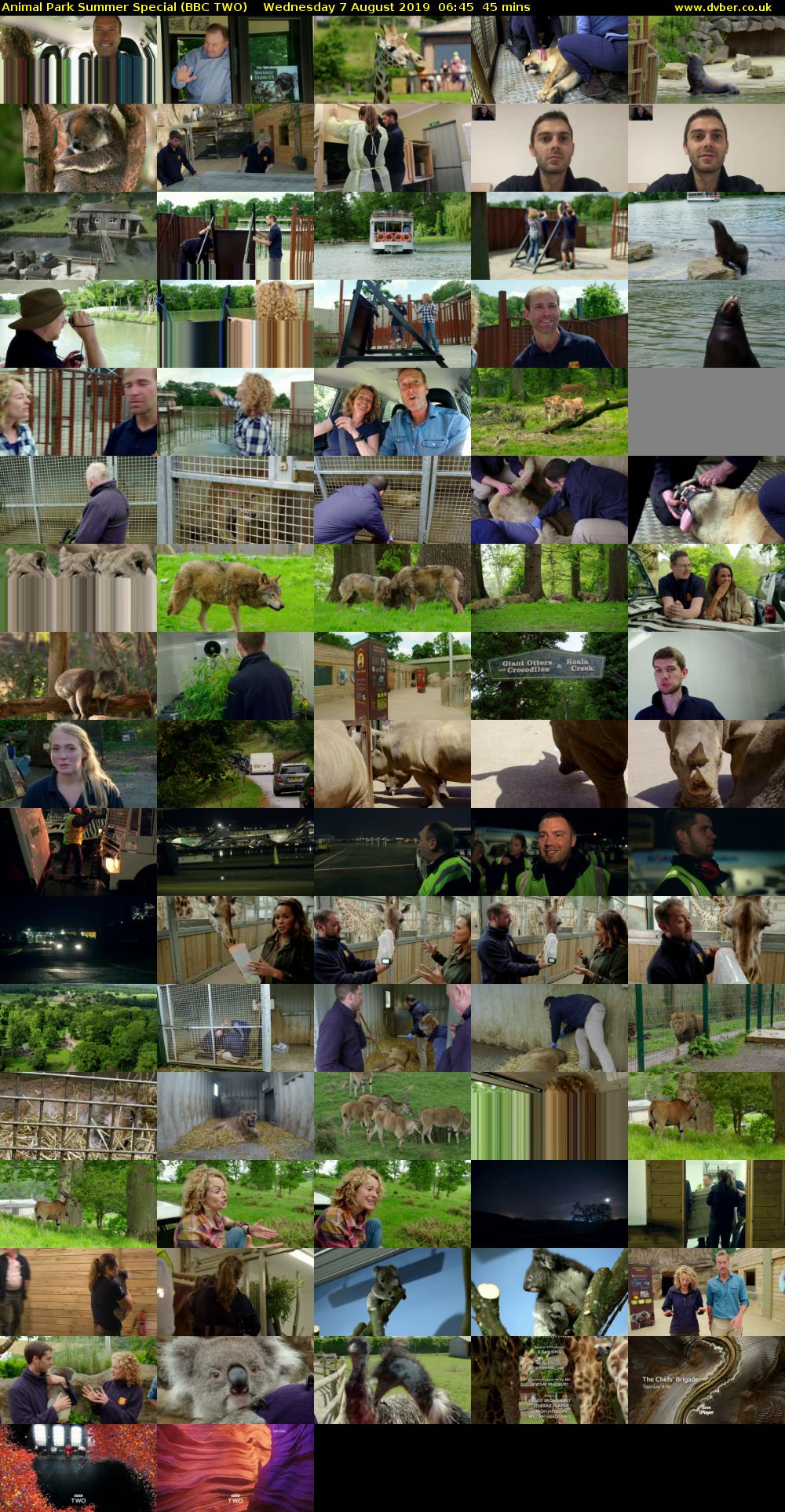 Animal Park Summer Special (BBC TWO) Wednesday 7 August 2019 06:45 - 07:30