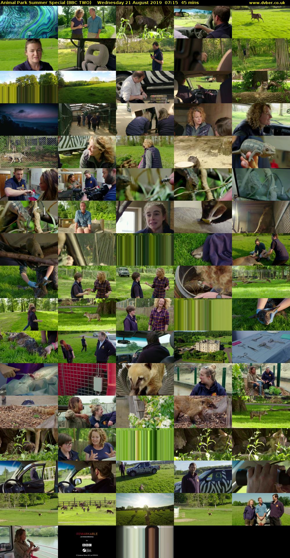 Animal Park Summer Special (BBC TWO) Wednesday 21 August 2019 07:15 - 08:00