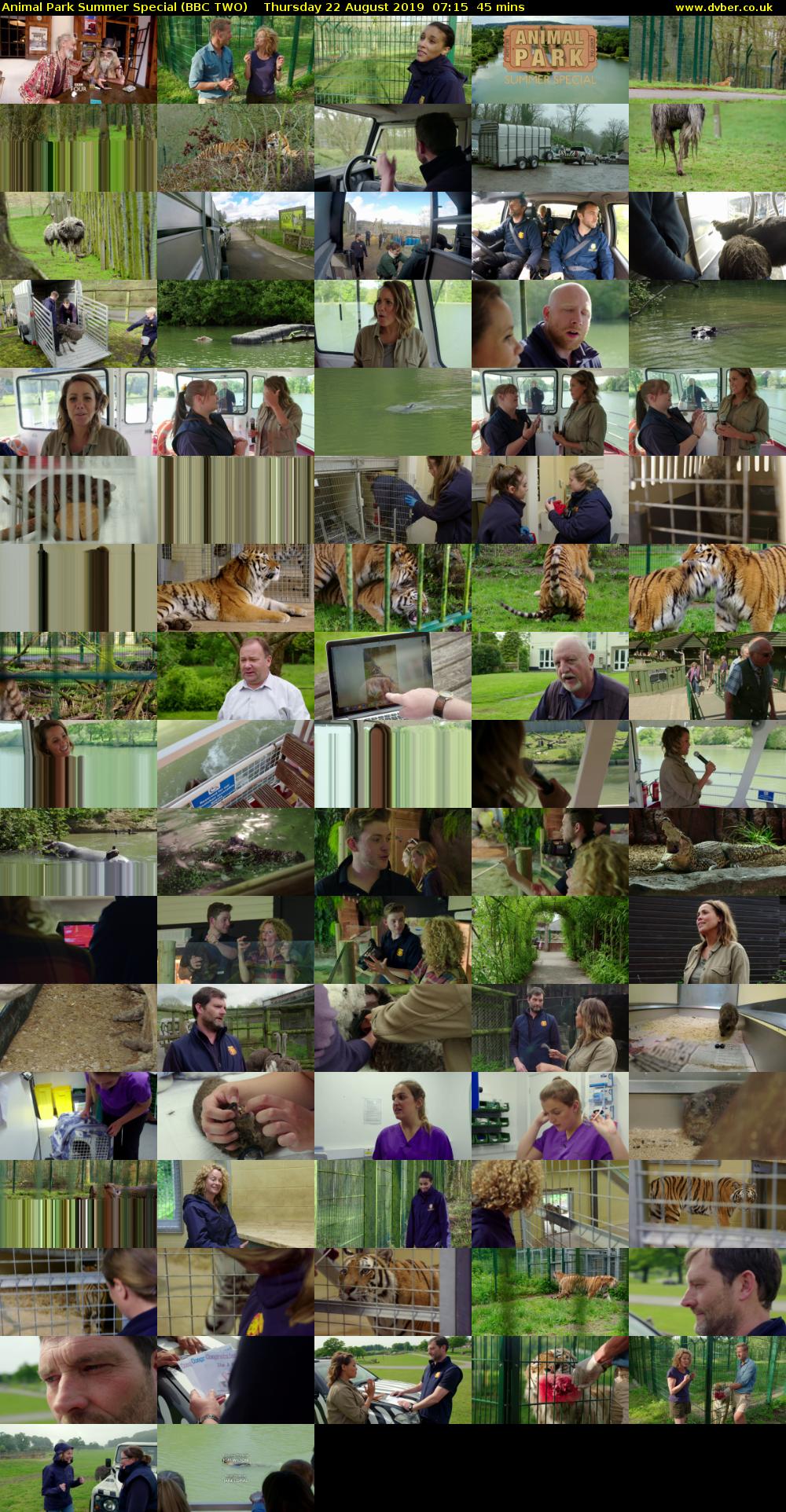 Animal Park Summer Special (BBC TWO) Thursday 22 August 2019 07:15 - 08:00