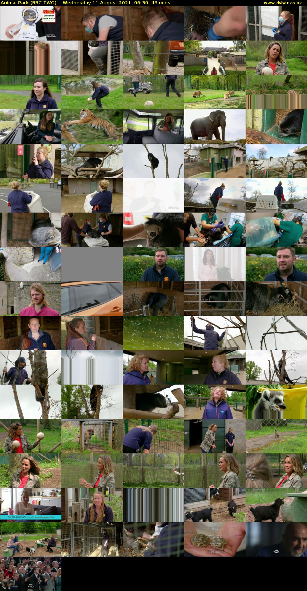 Animal Park (BBC TWO) Wednesday 11 August 2021 06:30 - 07:15