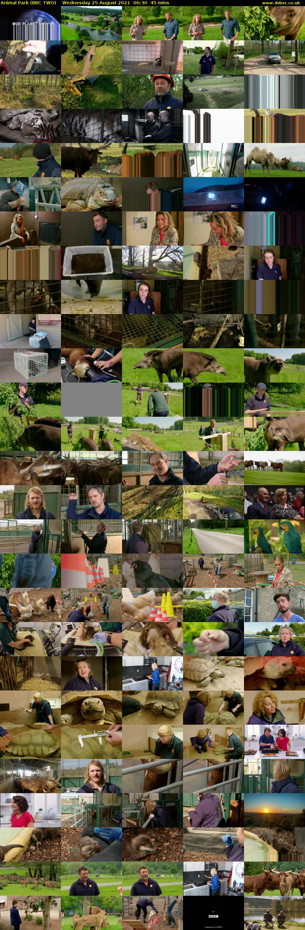 Animal Park (BBC TWO) Wednesday 25 August 2021 06:30 - 07:15