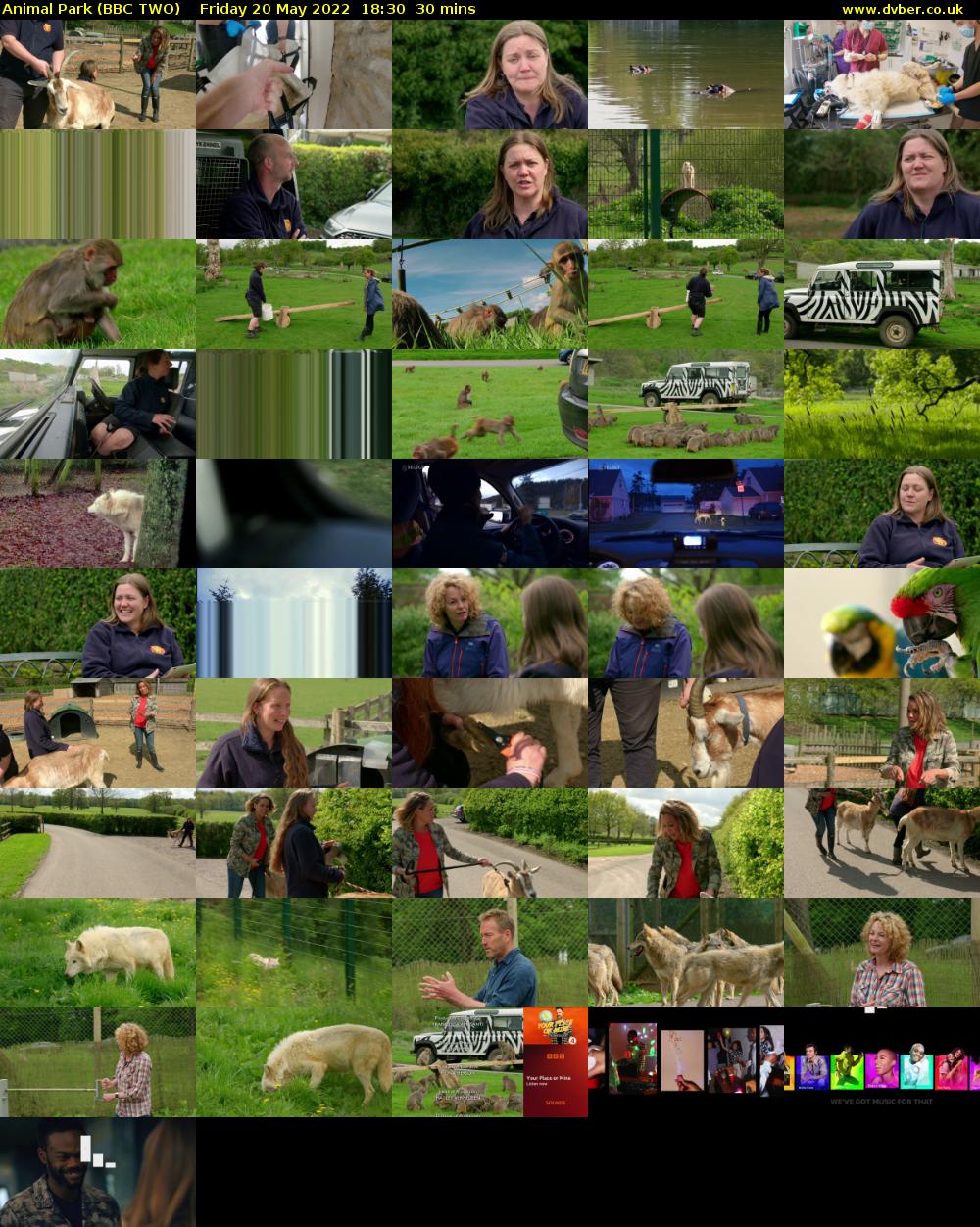 Animal Park (BBC TWO) Friday 20 May 2022 18:30 - 19:00