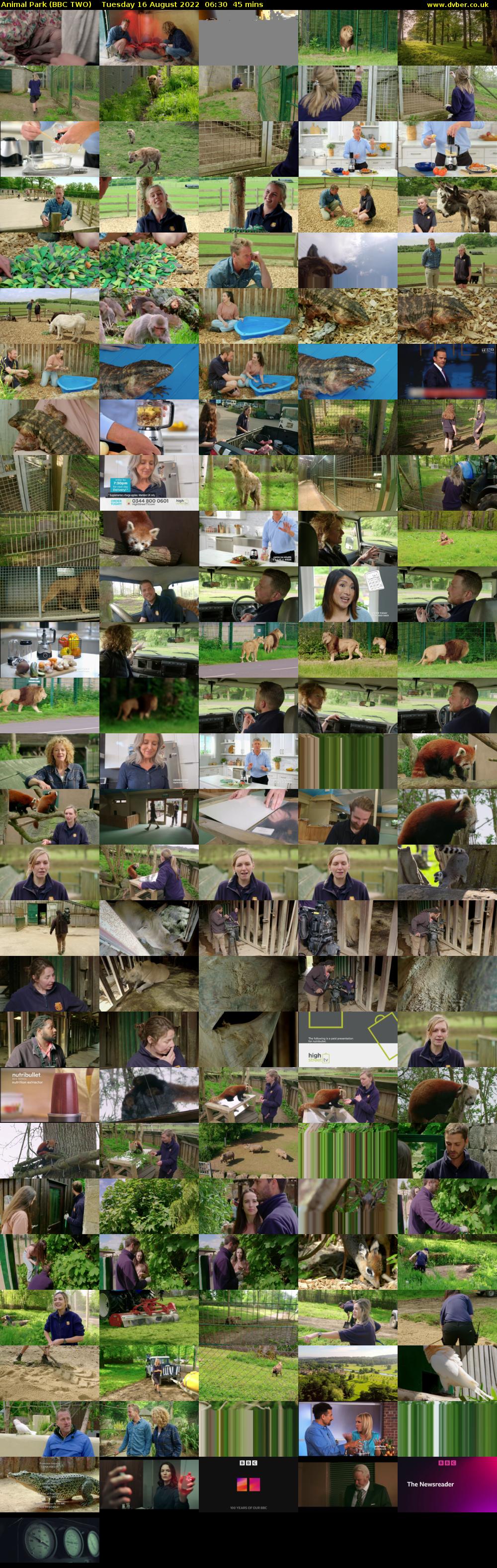 Animal Park (BBC TWO) Tuesday 16 August 2022 06:30 - 07:15