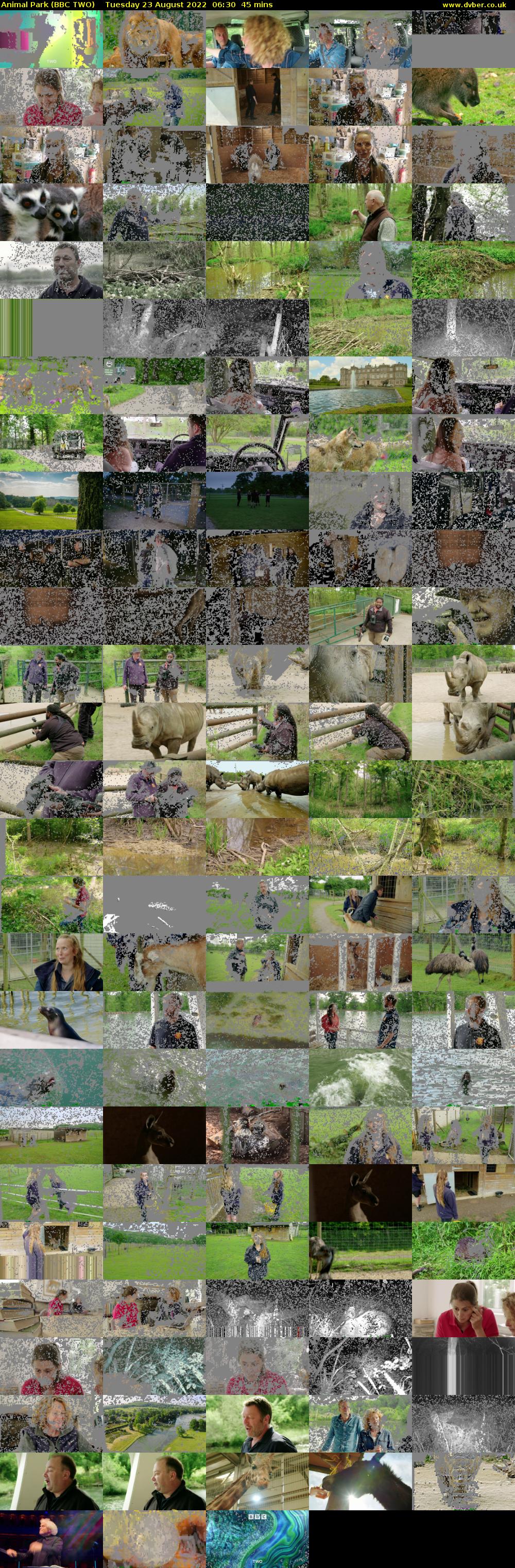 Animal Park (BBC TWO) Tuesday 23 August 2022 06:30 - 07:15